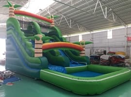bounce house with slide 1