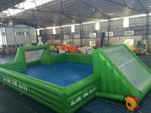 inflatable football court