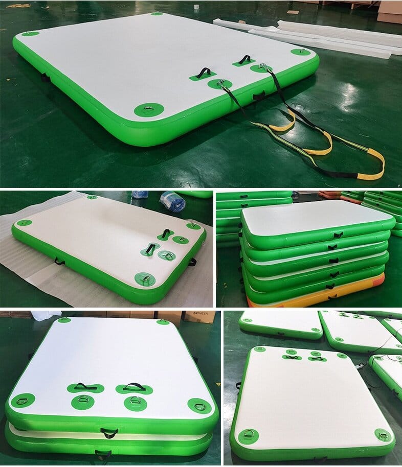 beach inflatable floating dock