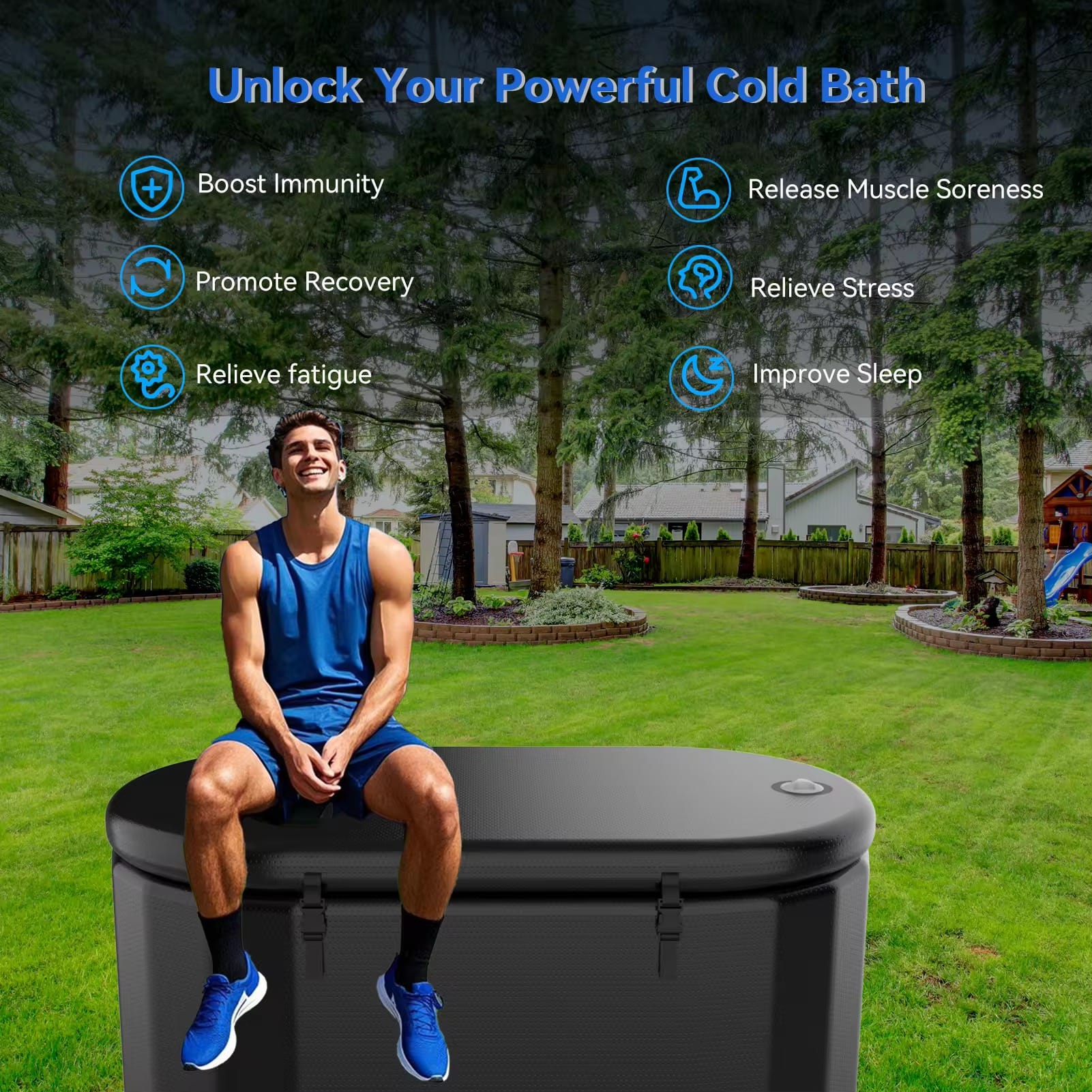 Inflatable ice bath 2