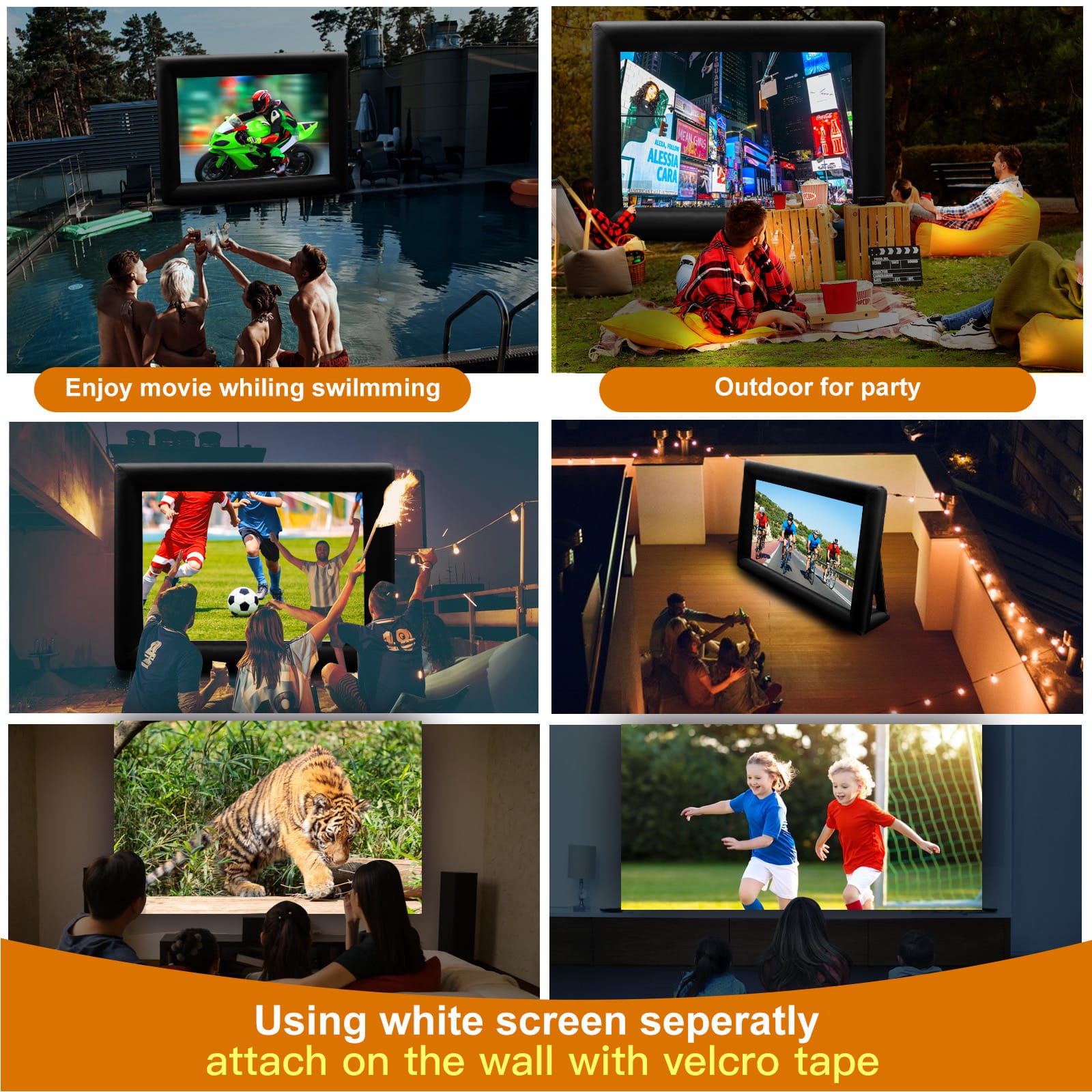 outdoor movie screen