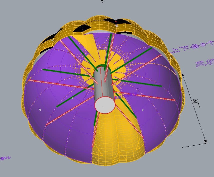 Giant inflatable pumpkin for halloween, inflatable halloween decoration - Image 3