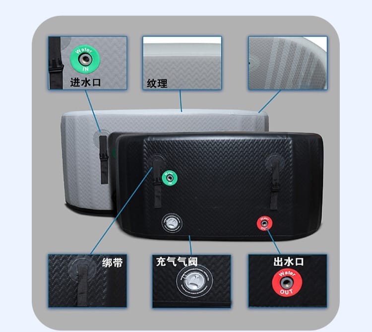 Inflatable ice bath 4